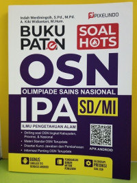 Image of Buku Paten OSN :Olimpiade Sains Nasional IPA : Soal Hots
